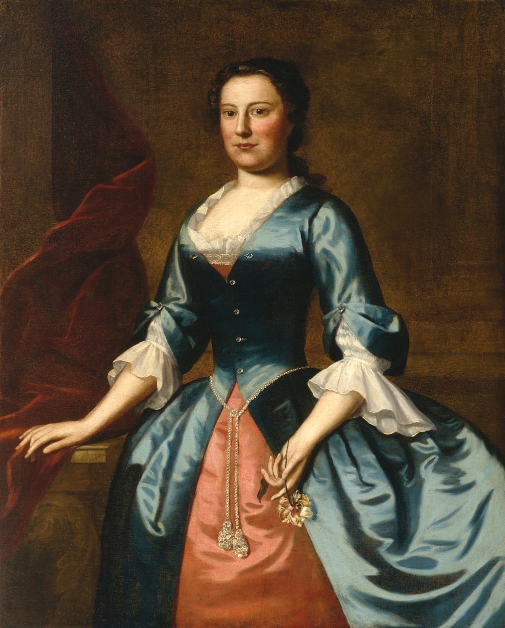 Portret pani Samuel McCall, s. autorstwa Robert Feke