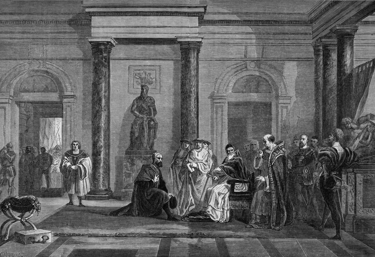 Papież Juliusz II (Giulio II autorstwa Robert Fleury