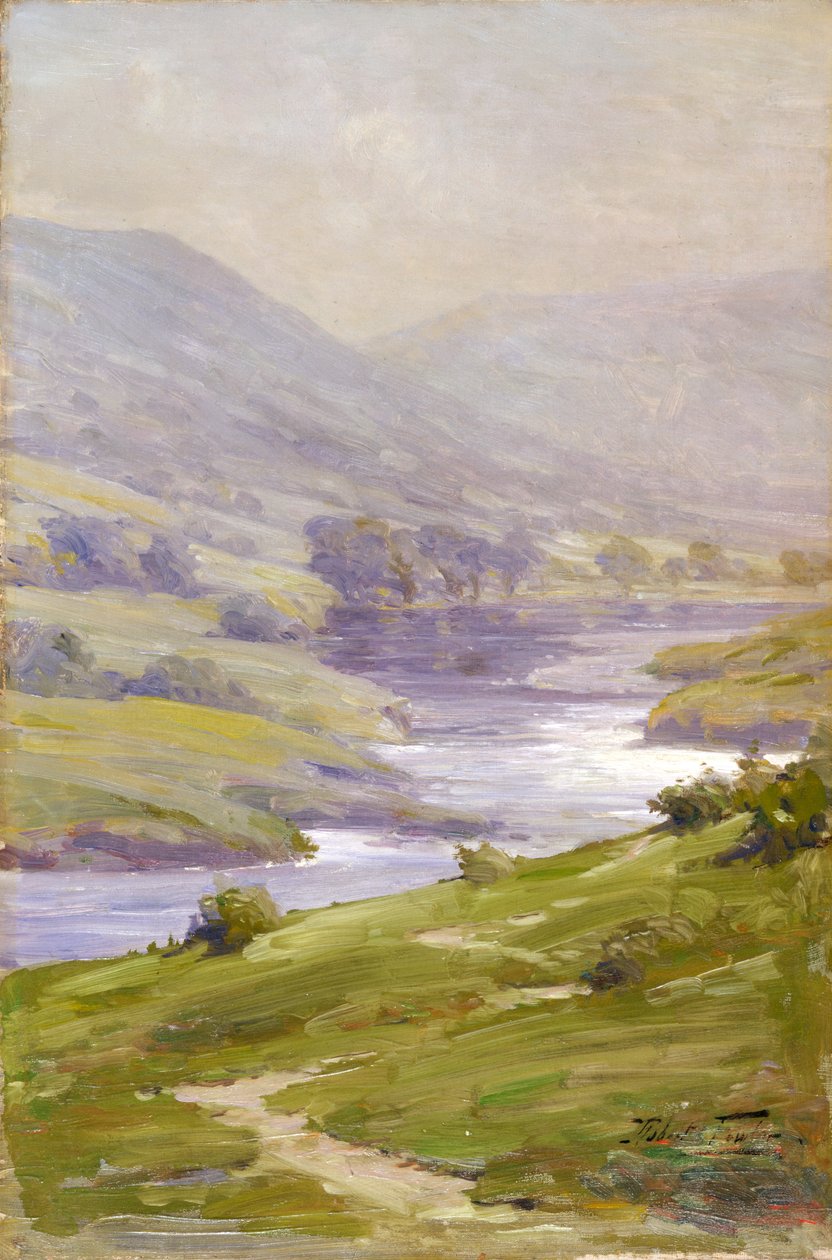 Zakręt na Conway (obraz) autorstwa Robert Fowler