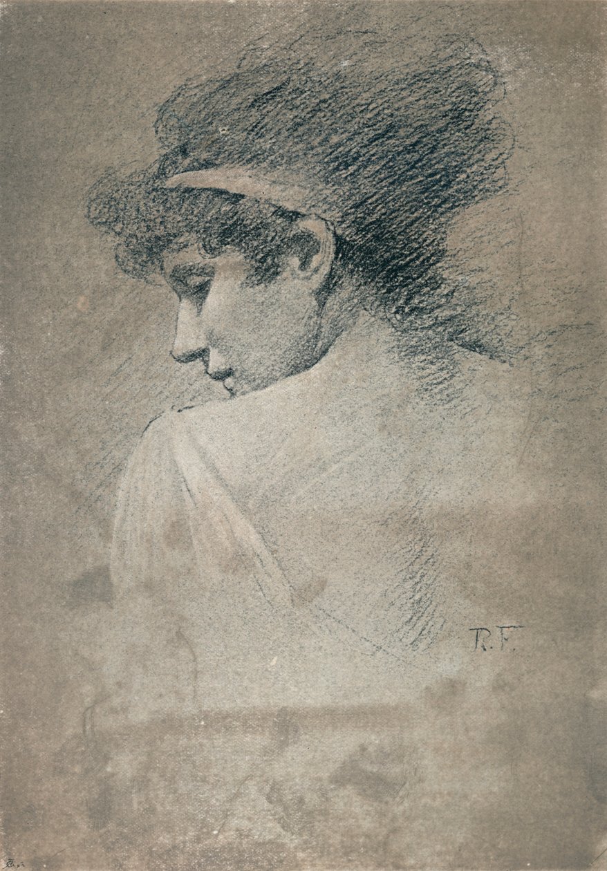 Studium kobiece, c1895, 1897 autorstwa Robert Fowler