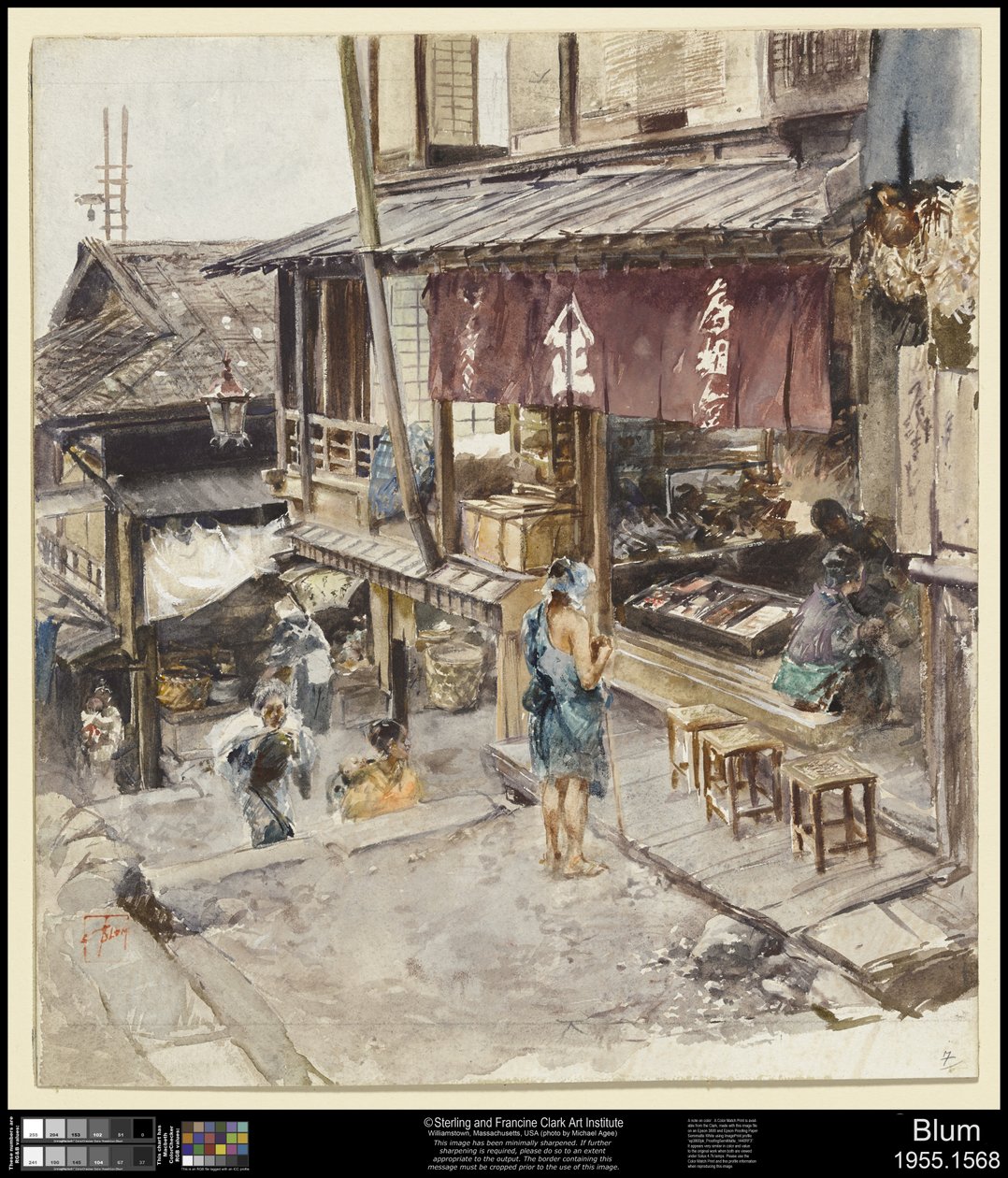 Ulica w Ikao, Japonia, III autorstwa Robert Frederick Blum