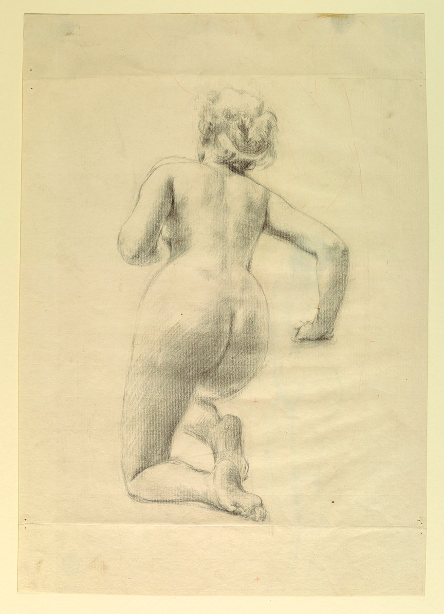 Rysunek, studium figuralne autorstwa Robert Frederick Blum