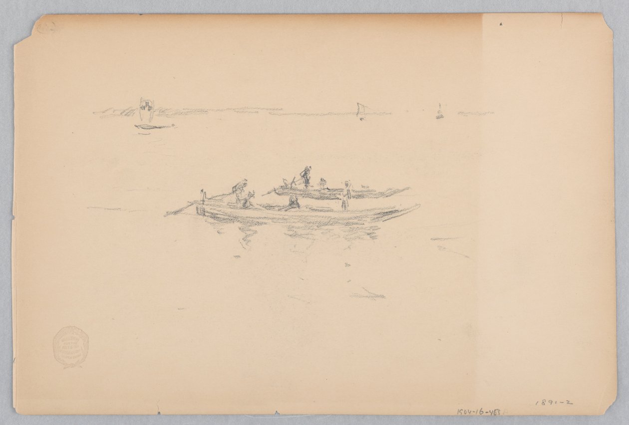 Łodzie rybackie, Japonia autorstwa Robert Frederick Blum