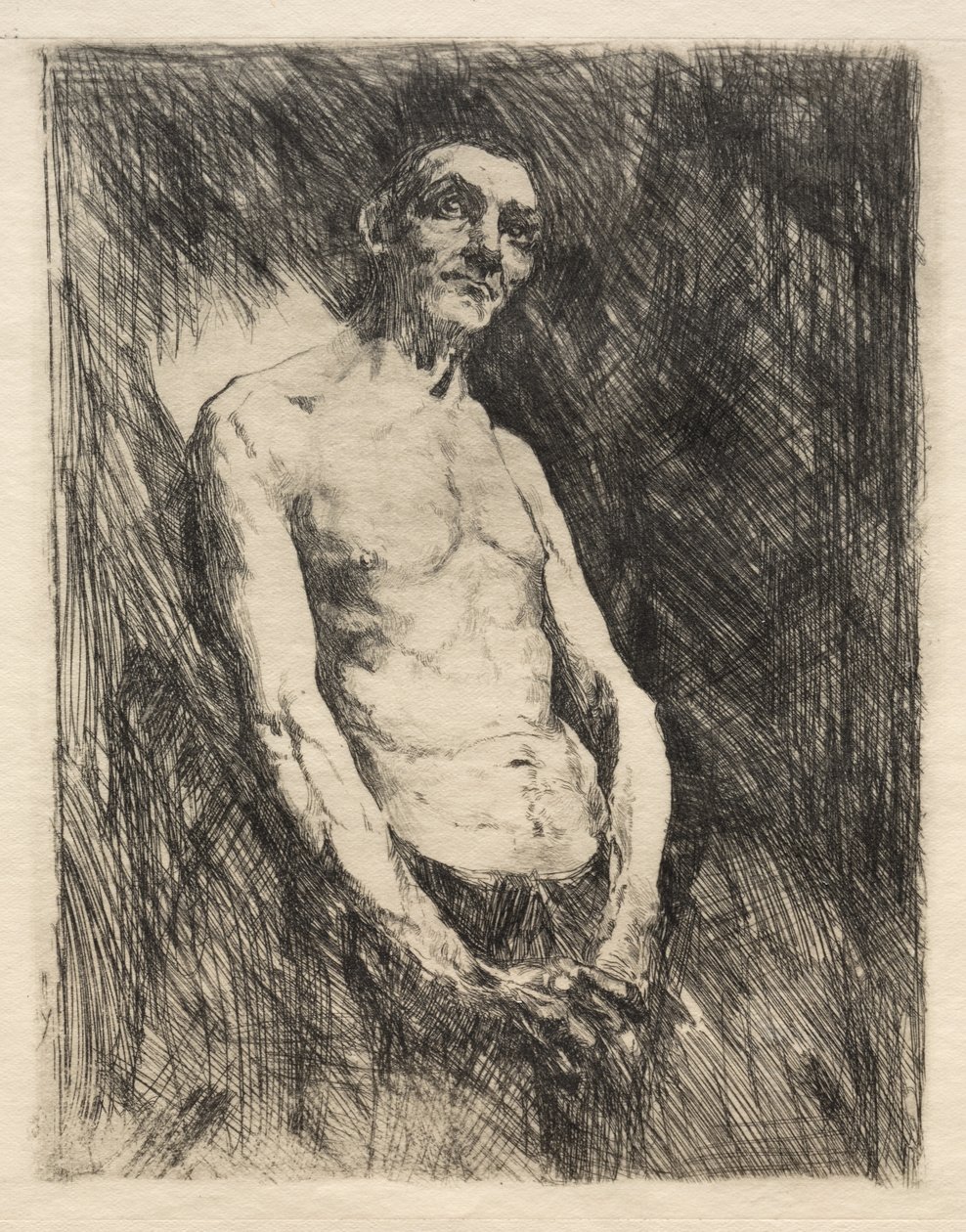 Półnaga postać mężczyzny autorstwa Robert Frederick Blum