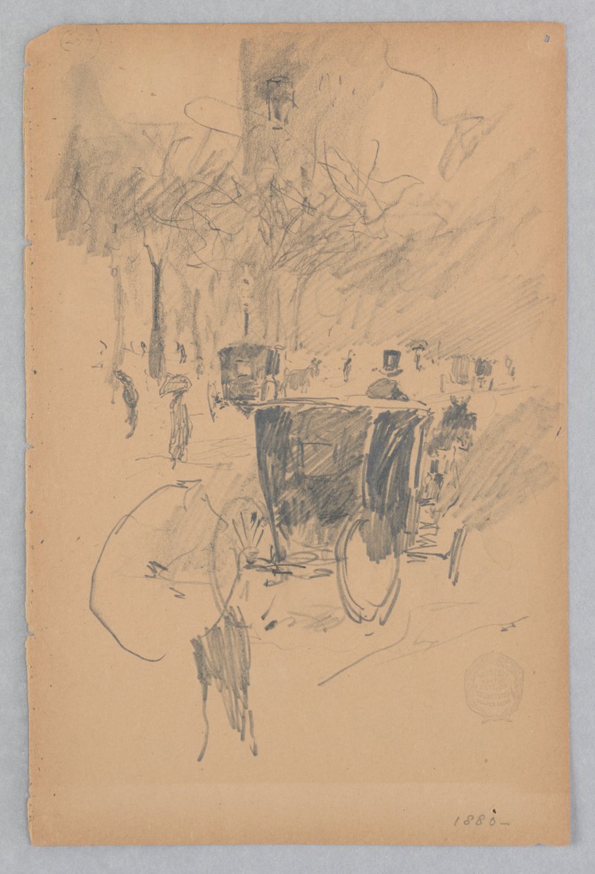 Koń i bryczka autorstwa Robert Frederick Blum