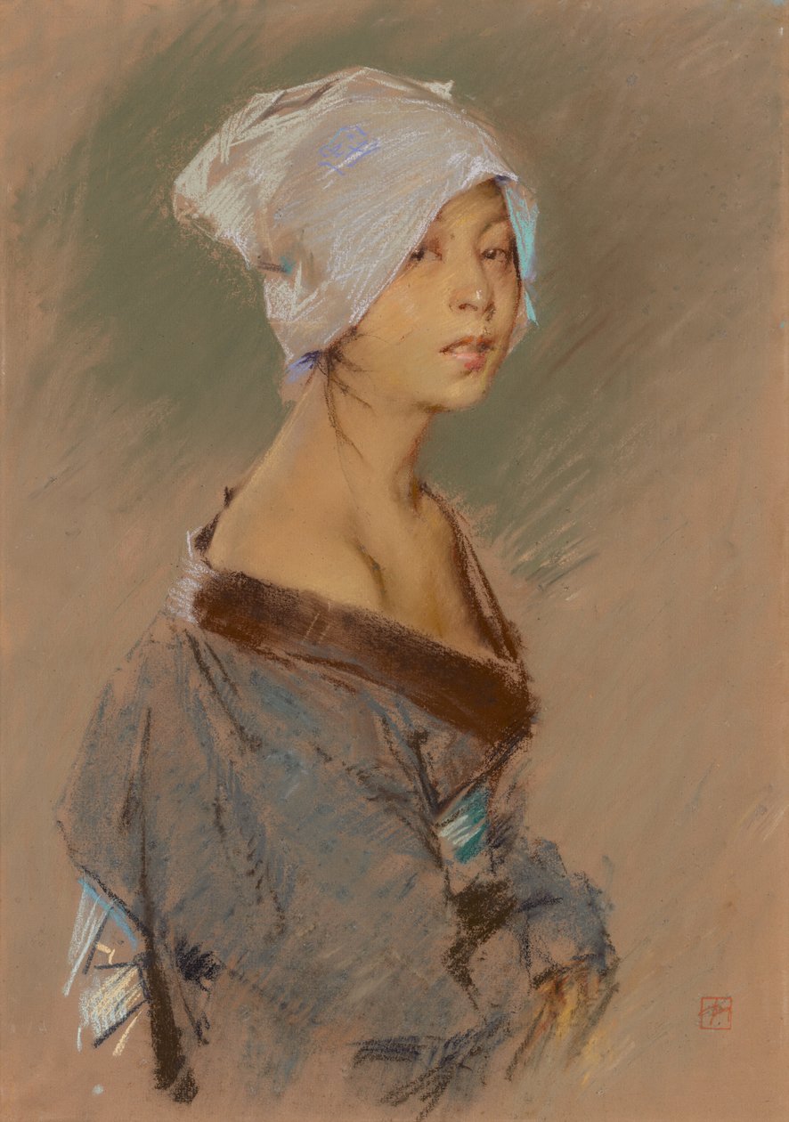 Japońska dziewczyna autorstwa Robert Frederick Blum