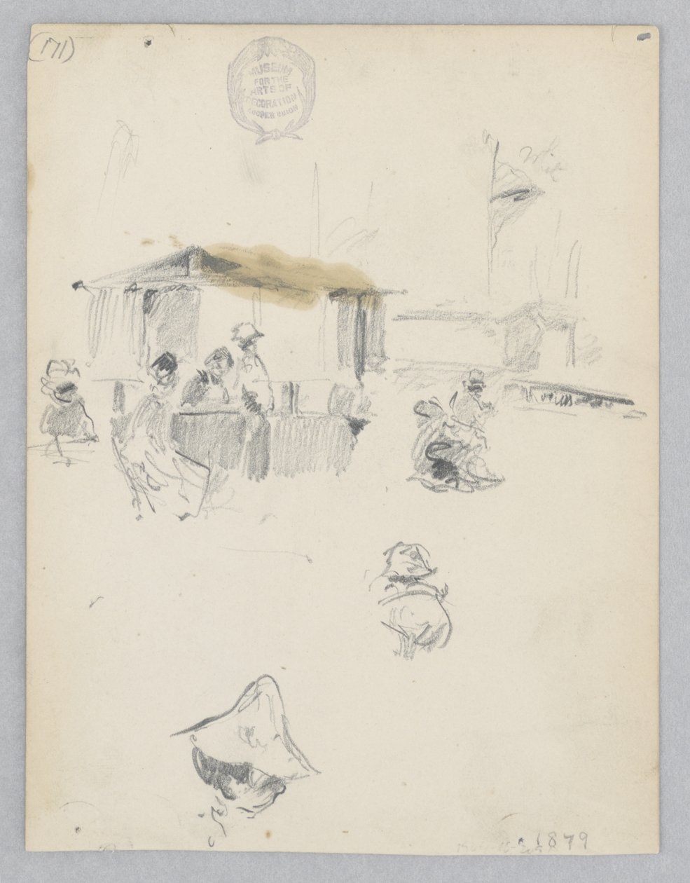 Scena targowa autorstwa Robert Frederick Blum