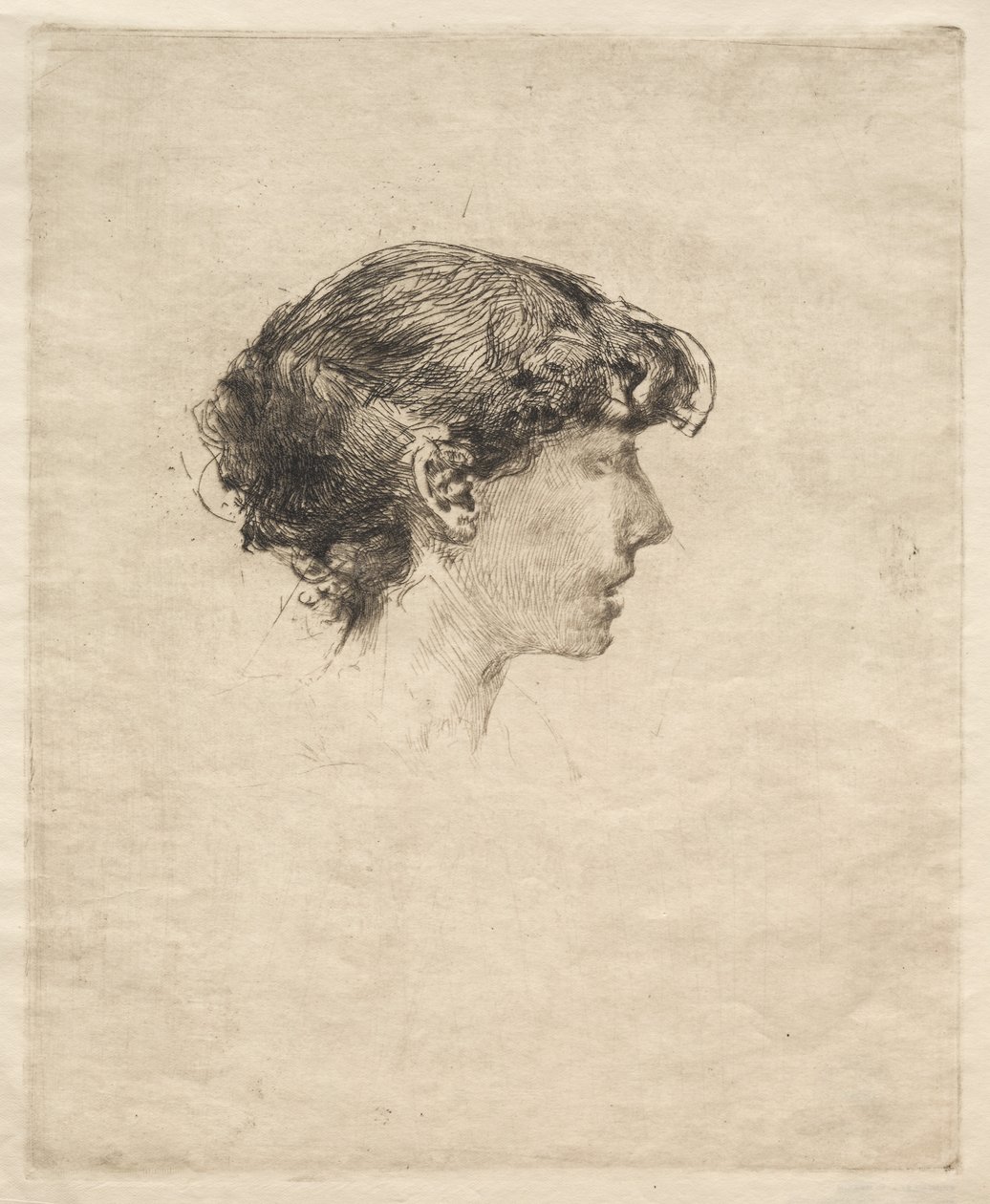 Profil dziewczyny, 1800. autorstwa Robert Frederick Blum