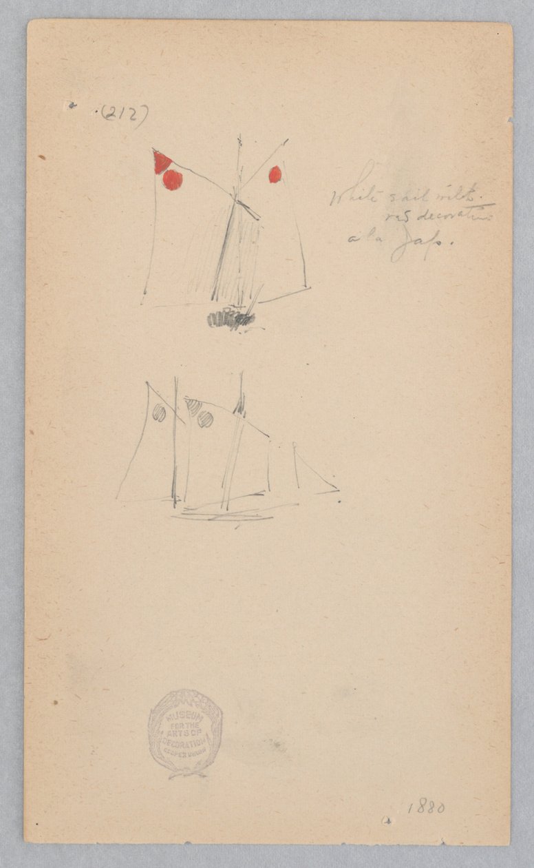 Żaglówka autorstwa Robert Frederick Blum