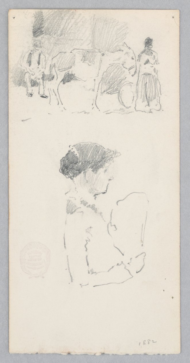 Scena uliczna autorstwa Robert Frederick Blum