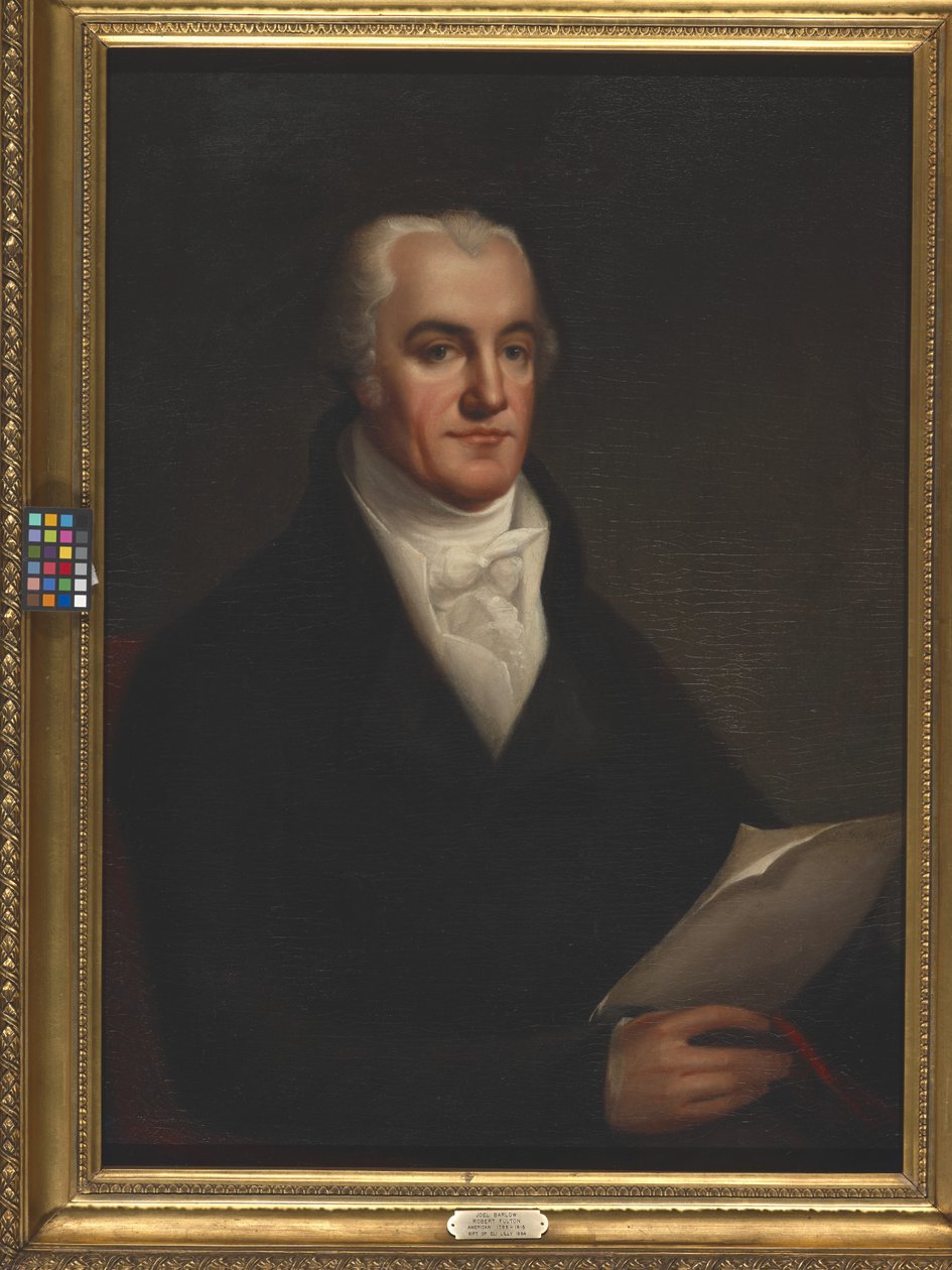 Portret Joela Barlowa (olej na płótnie) autorstwa Robert Fulton