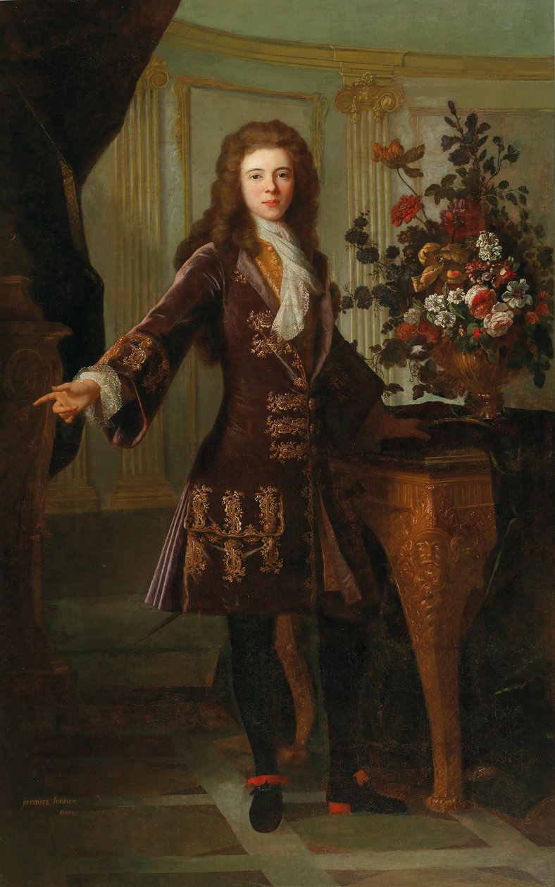 Portret Jakuba I, księcia Monako 1689-1751. autorstwa Robert Gabriel Gence
