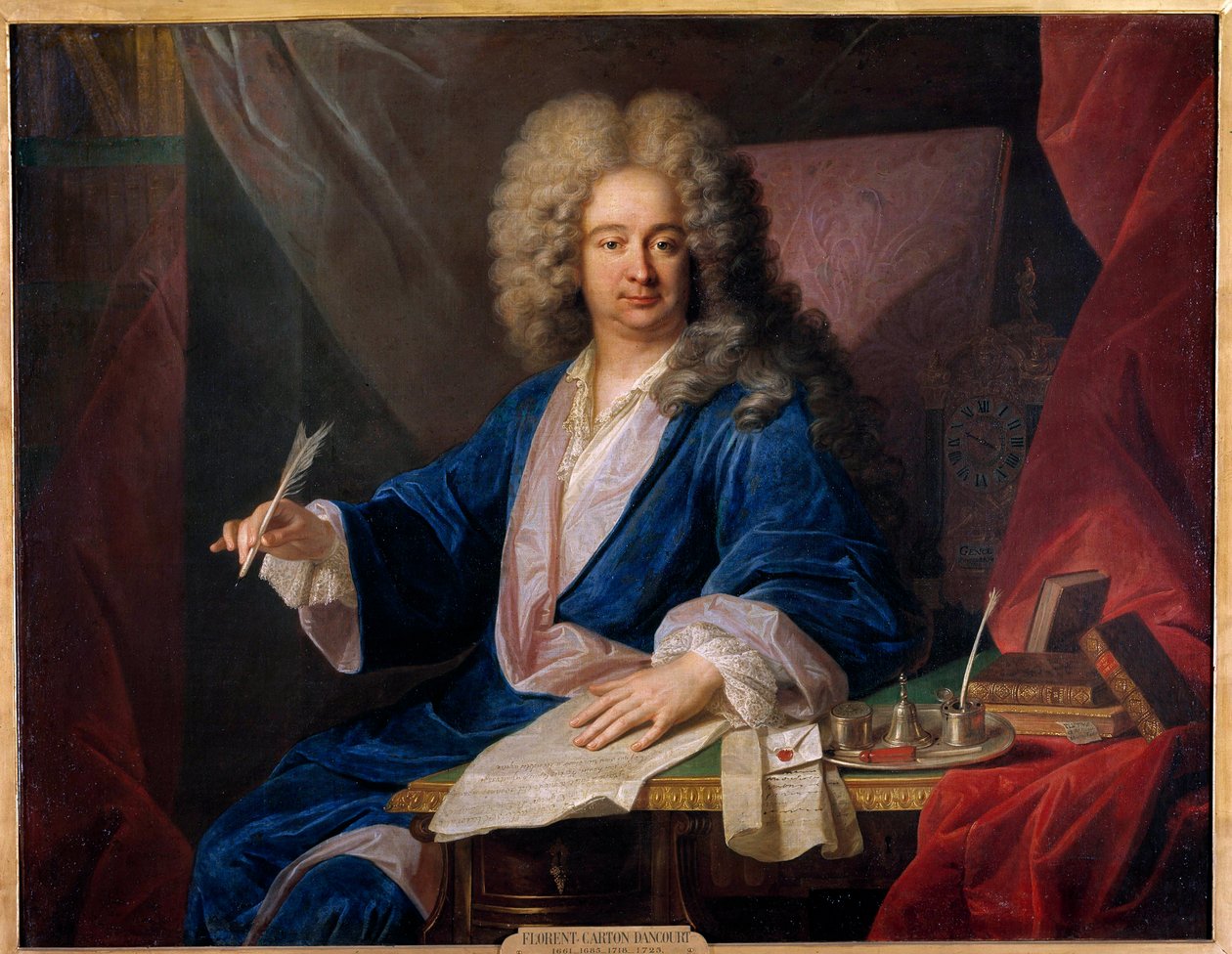 Portret komika i dramaturga Florenta Carton Sieur d