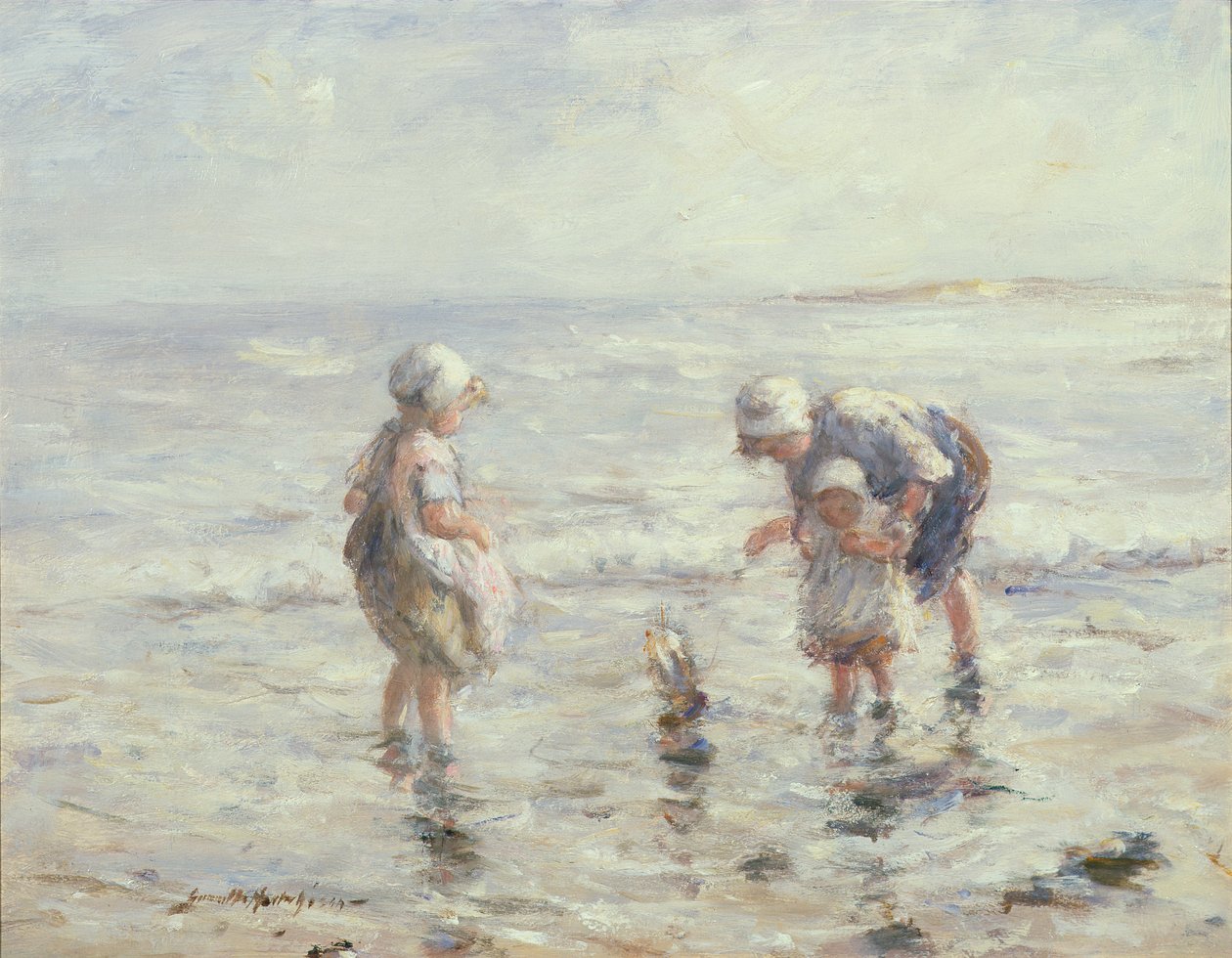 Żeglowanie łodzią autorstwa Robert Gemmell Hutchison