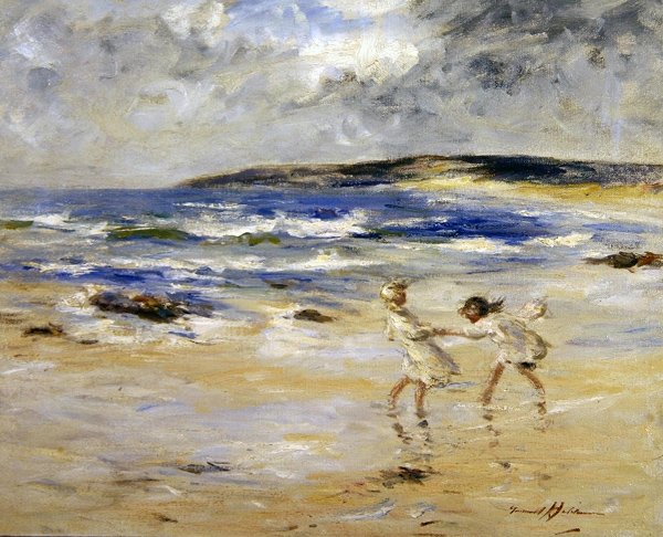 Brzegi Macadinish (olej na płótnie) autorstwa Robert Gemmell Hutchison