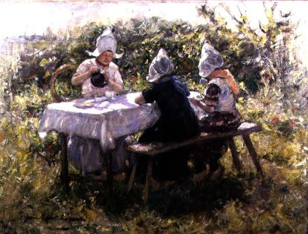 Przyjęcie herbaciane autorstwa Robert Gemmell Hutchison