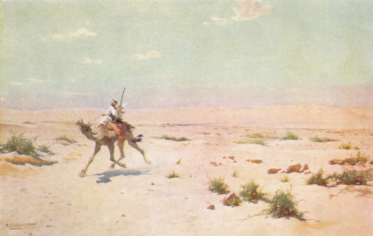 Kurier pustynny, ok. 1880, 1904 r autorstwa Robert George Talbot Kelly