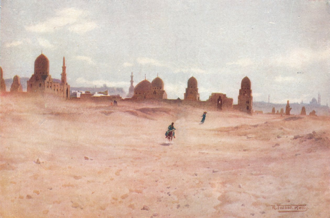 Zakurzony dzień w grobowcach kalifów, c1880, 1904 autorstwa Robert George Talbot Kelly