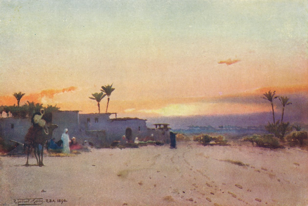 Wioska Fellah, ok. 1880, 1904 r. autorstwa Robert George Talbot Kelly