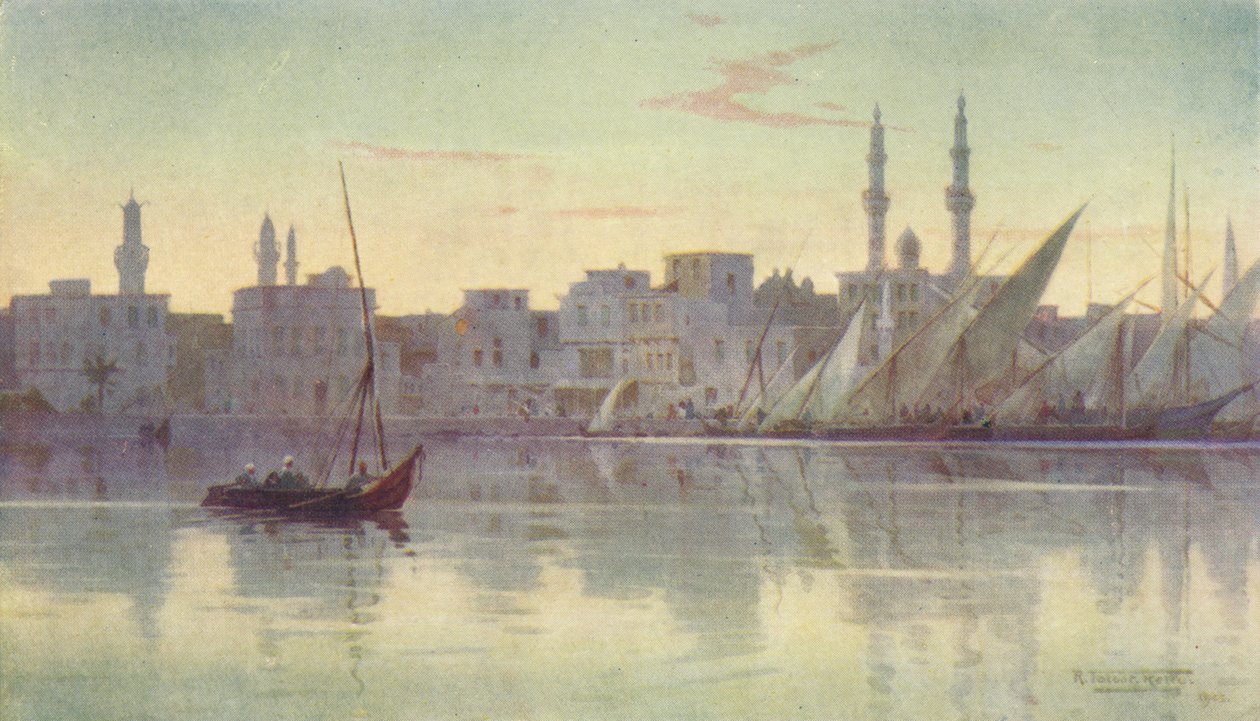 Wczesny poranek w Damietta, c1880, 1904 autorstwa Robert George Talbot Kelly