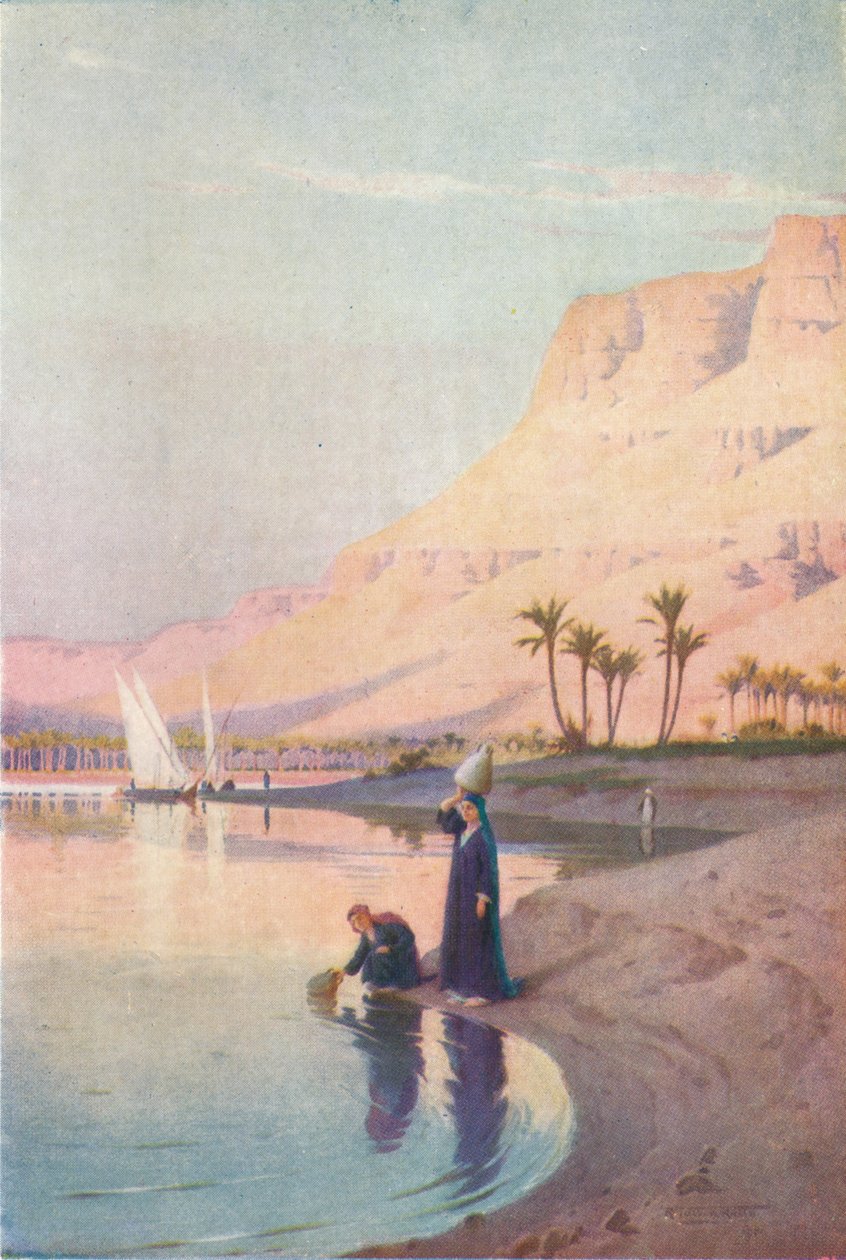 Gibel Kasr-es-Saad, c1880, 1904 autorstwa Robert George Talbot Kelly