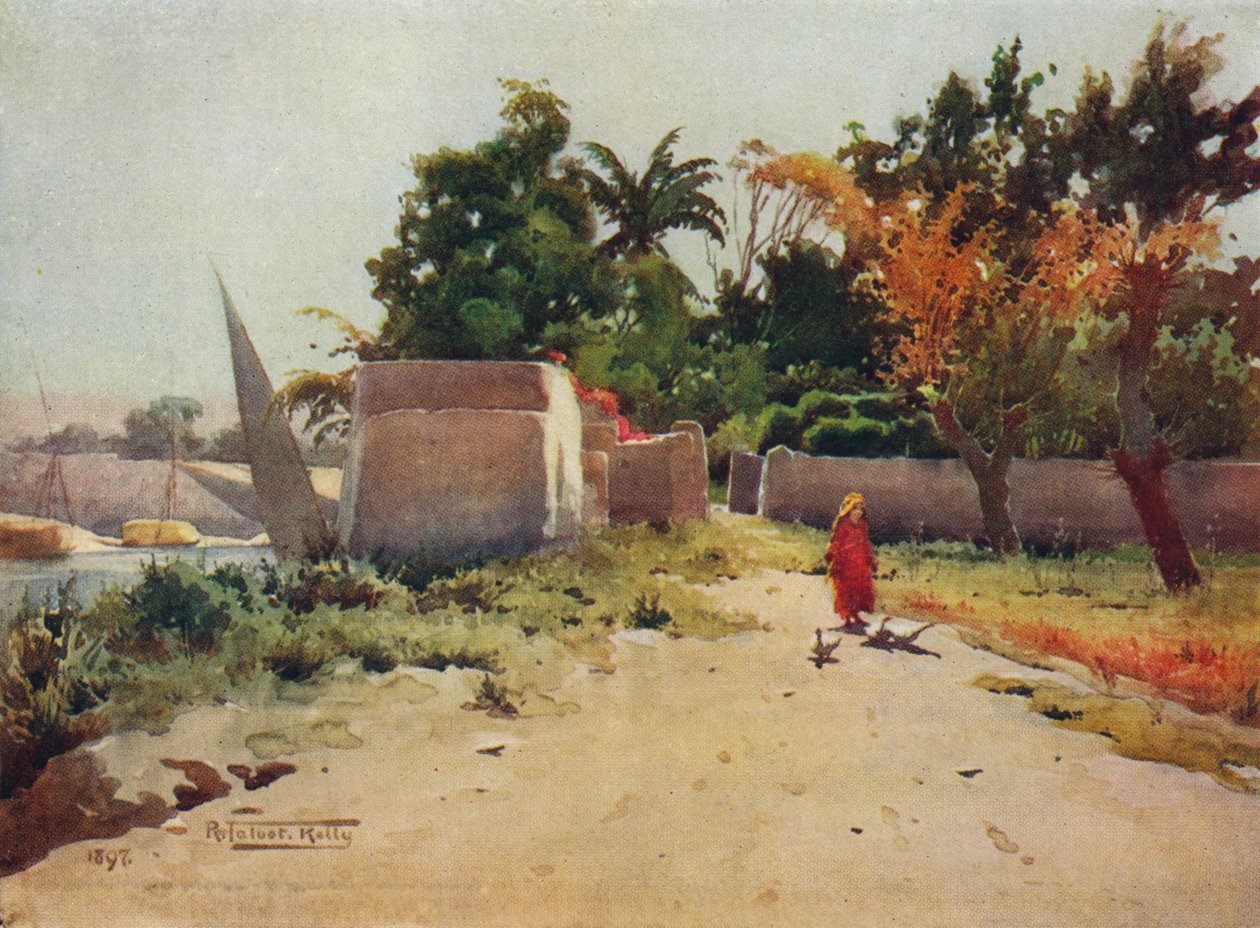 Na wyspie Rhoda, ok. 1880, 1904 autorstwa Robert George Talbot Kelly