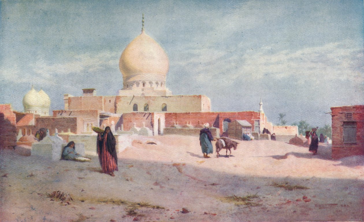 Grób Szejków w Damietcie, ok. 1880, 1904 r. autorstwa Robert George Talbot Kelly