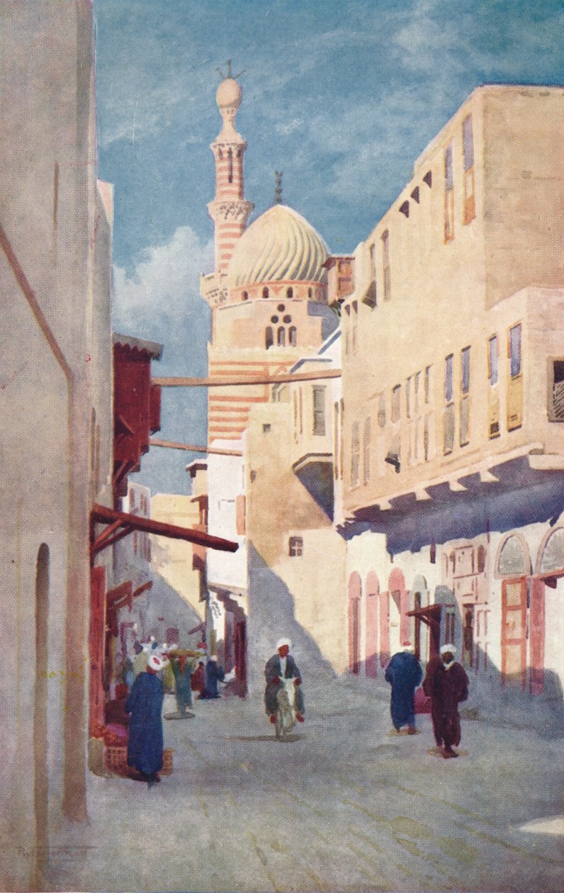 Meczet Sais, Kair, ok. 1880, 1904 r. autorstwa Robert George Talbot Kelly
