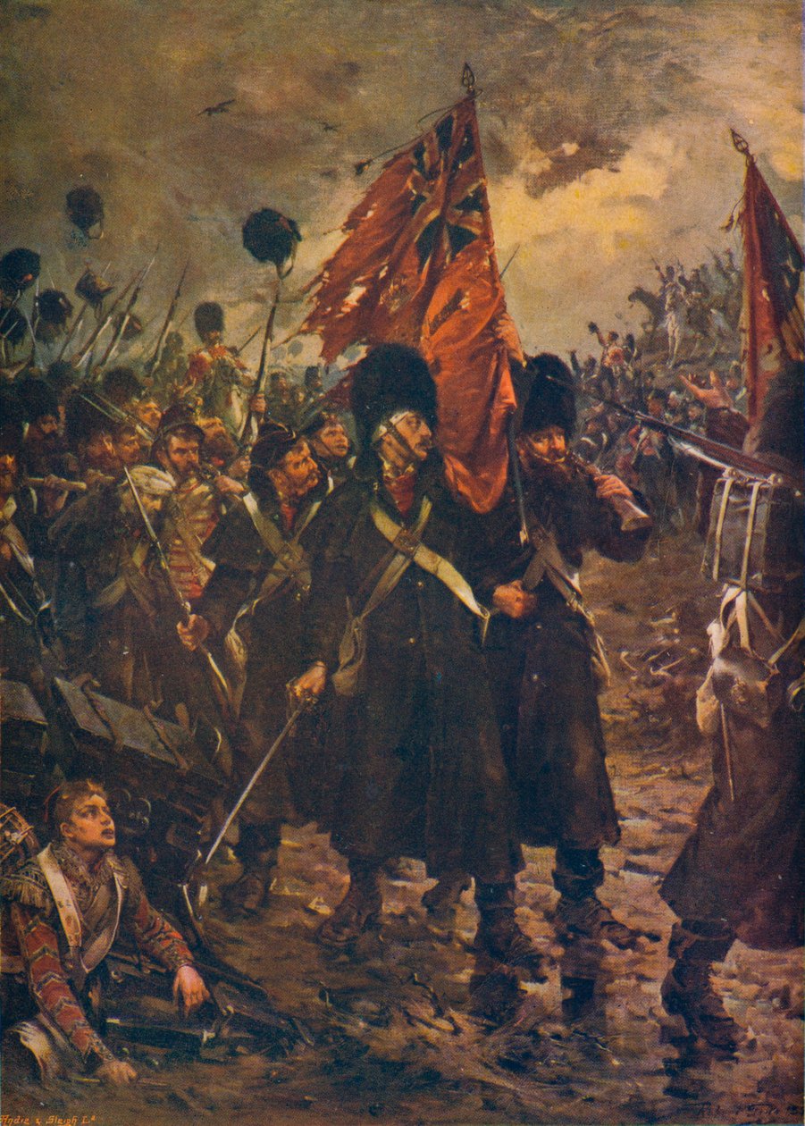 Ratowanie kolorów: strażnicy w bitwie pod Inkerman, 1854 1909 autorstwa Robert Gibb