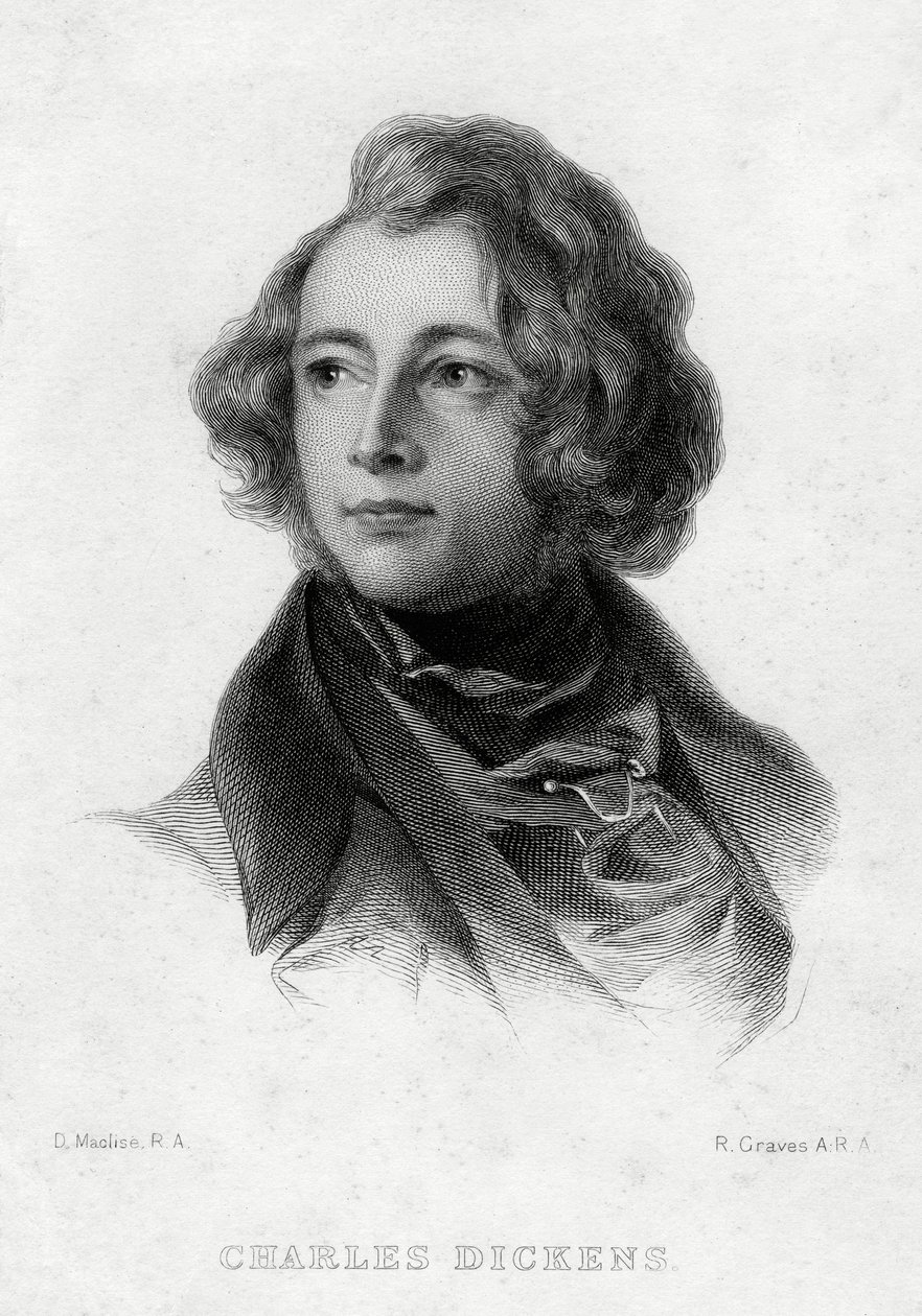 Charles Dickens, autor angielski, c1870s autorstwa Robert Graves