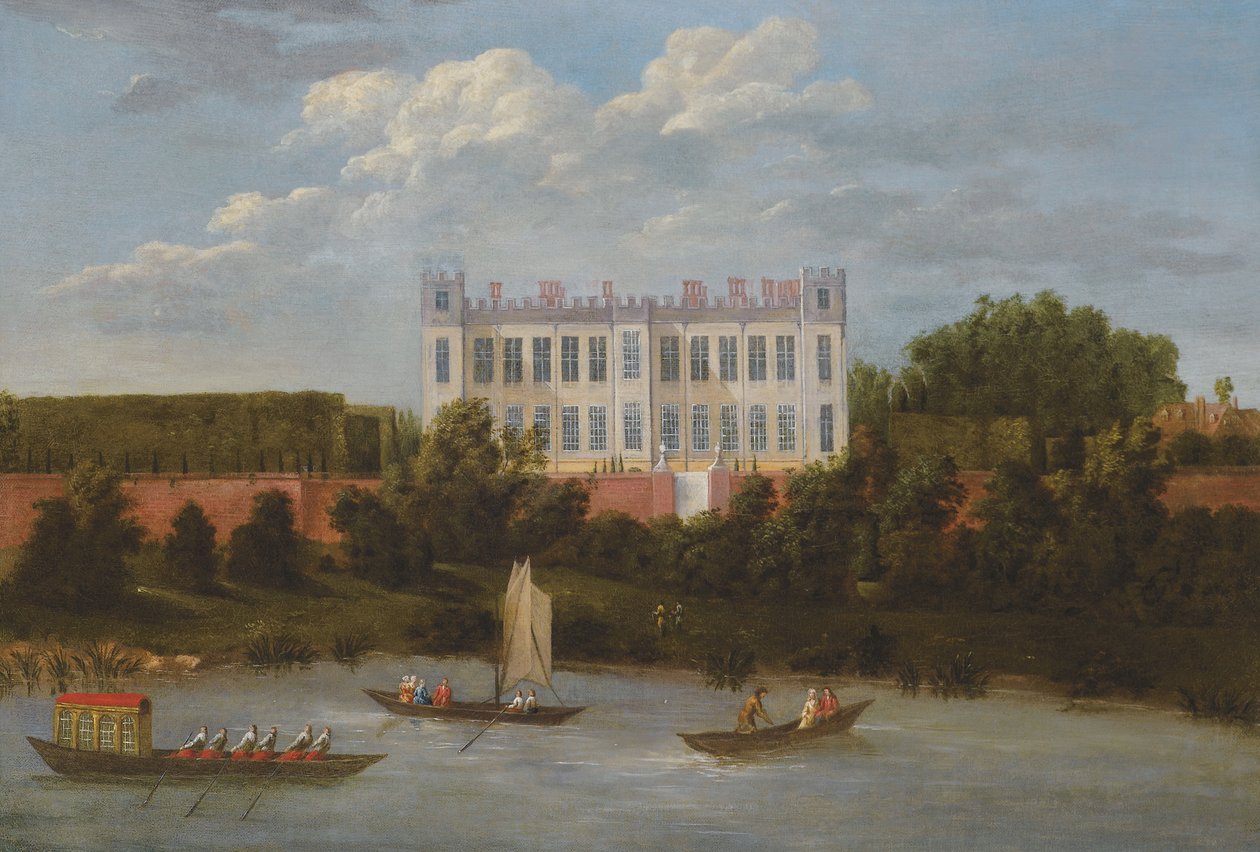 Widok na Syon House od strony Tamizy autorstwa Robert Griffier