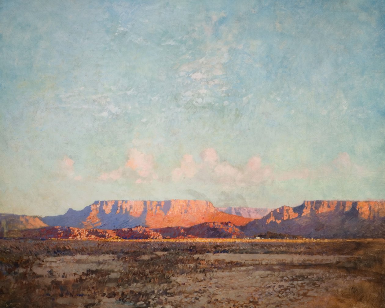 Karoo, Przylądek Dobrej Nadziei wieczorem, 1924. autorstwa Robert Gwelo Goodman