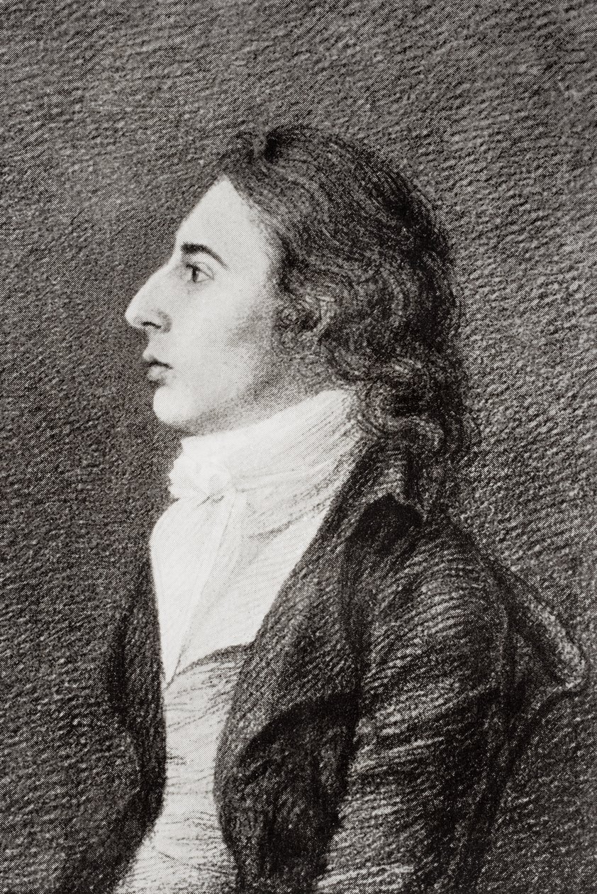 Robert Southey (1774-1843) z „Życia Charlesa Lamba, tom I” E.V. Lucas, opublikowany 1905 autorstwa Robert Hancock