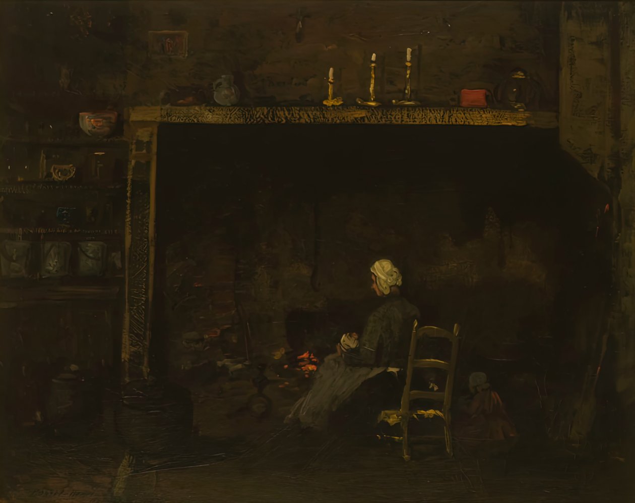 Wnętrze Normandii, 1899. autorstwa Robert Henri