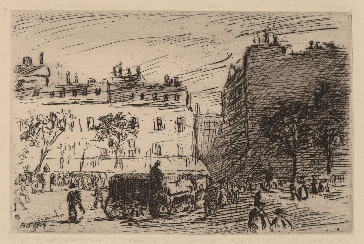 Paryska scena uliczna autorstwa Robert Henri