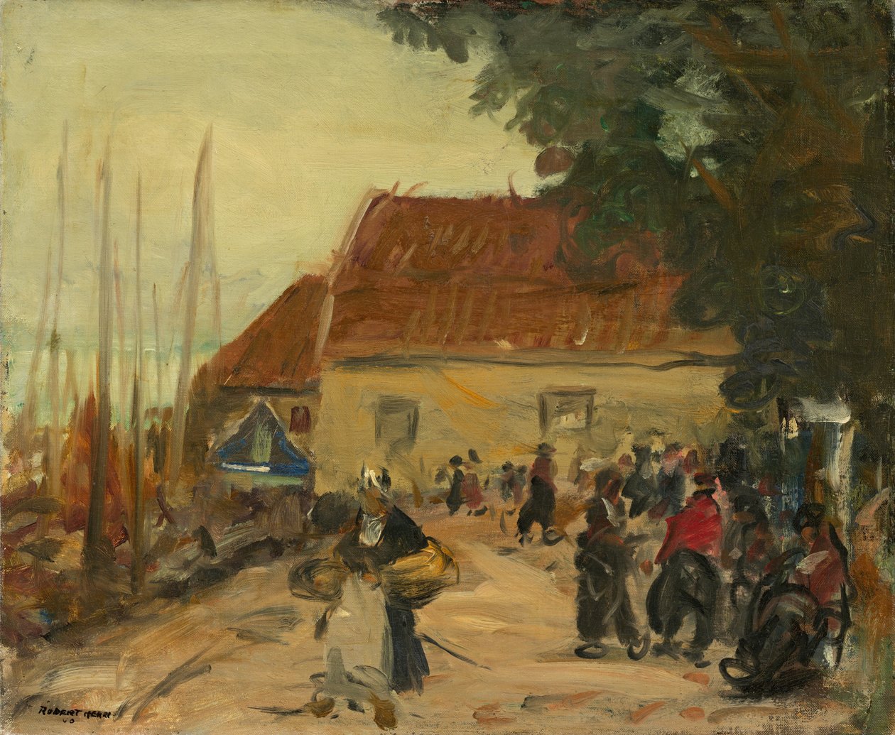 Scena ulicy Volendam autorstwa Robert Henri