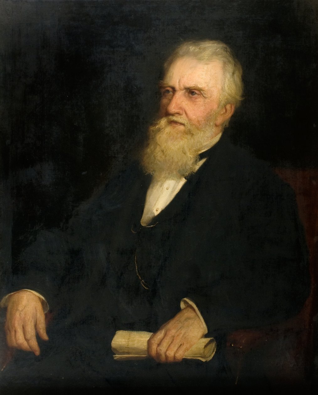 George Rough (1801-1888), ok.1882 (olej na płótnie) autorstwa Robert Herdman