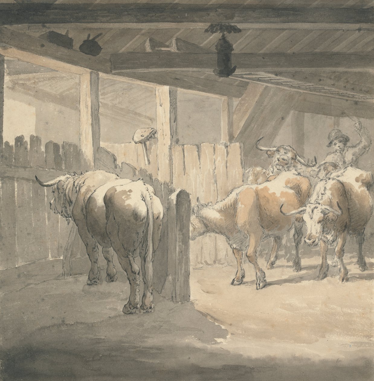 Krowa Byre autorstwa Robert Hills