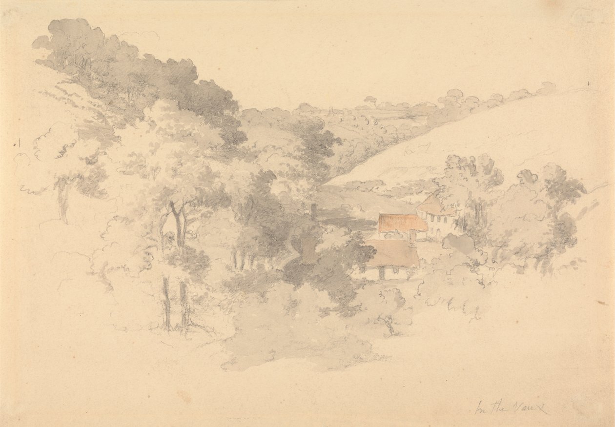 Budynki rolne w Vaux, Jersey autorstwa Robert Hills