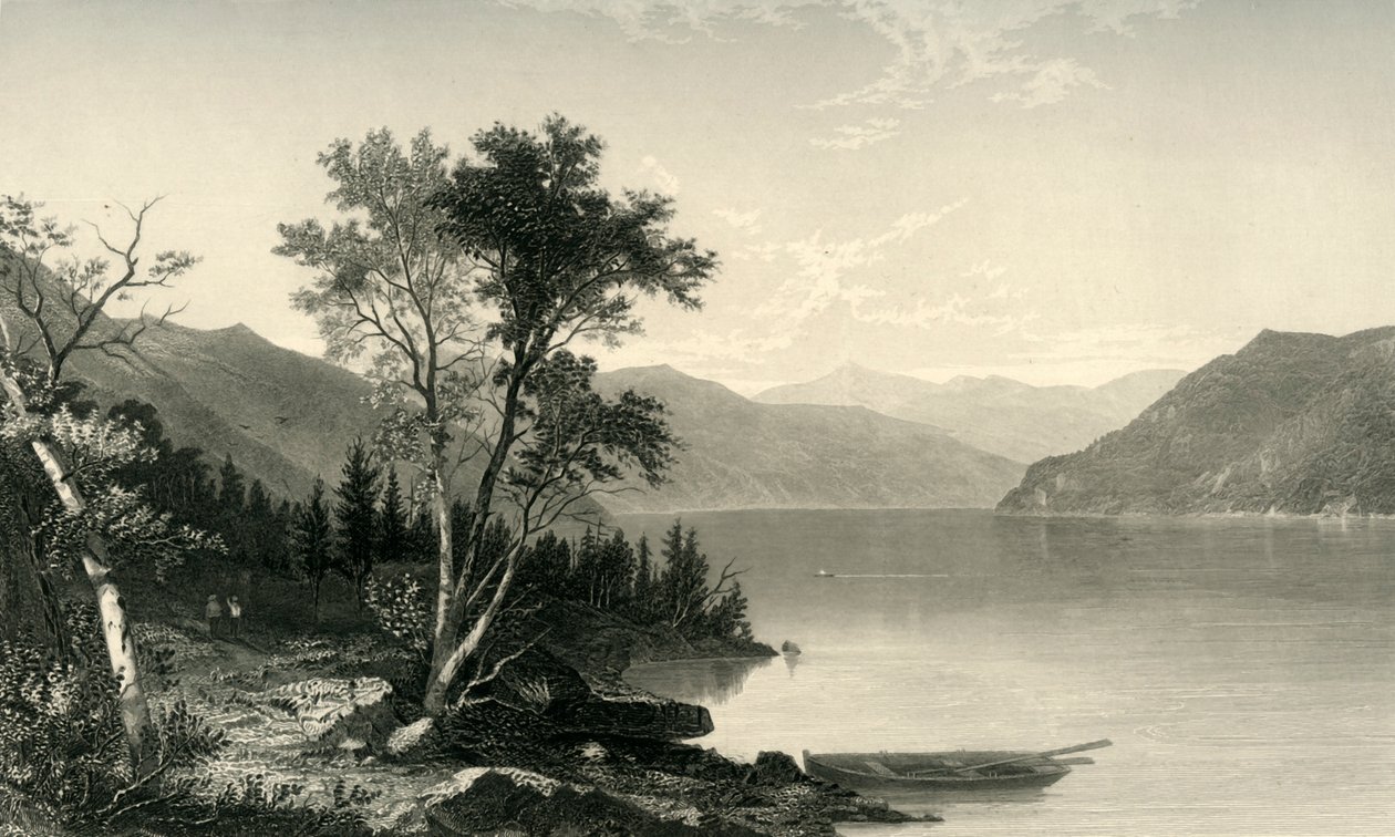 „Jezioro George”, 1874. autorstwa Robert Hinshelwood