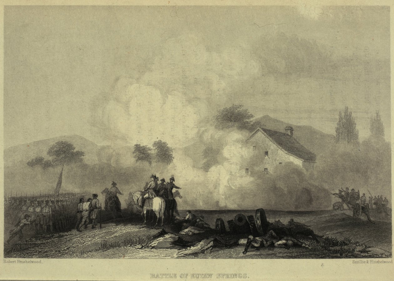 Bitwa pod Eutaw Springs w 1781 r. autorstwa Robert Hinshelwood