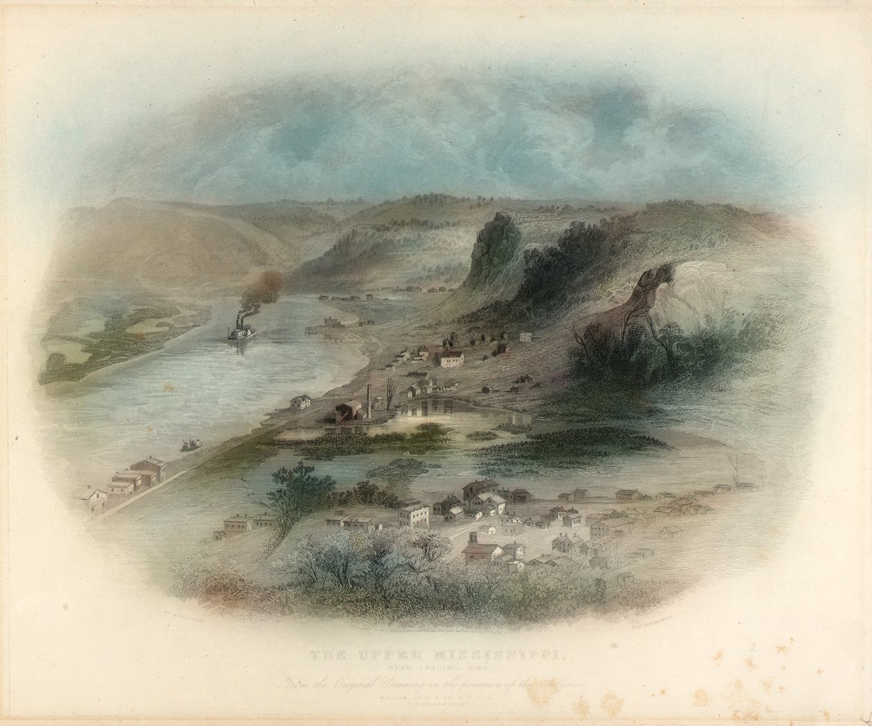 Upper Mississippi (w pobliżu Lansing, Iowa) autorstwa Robert Hinshelwood