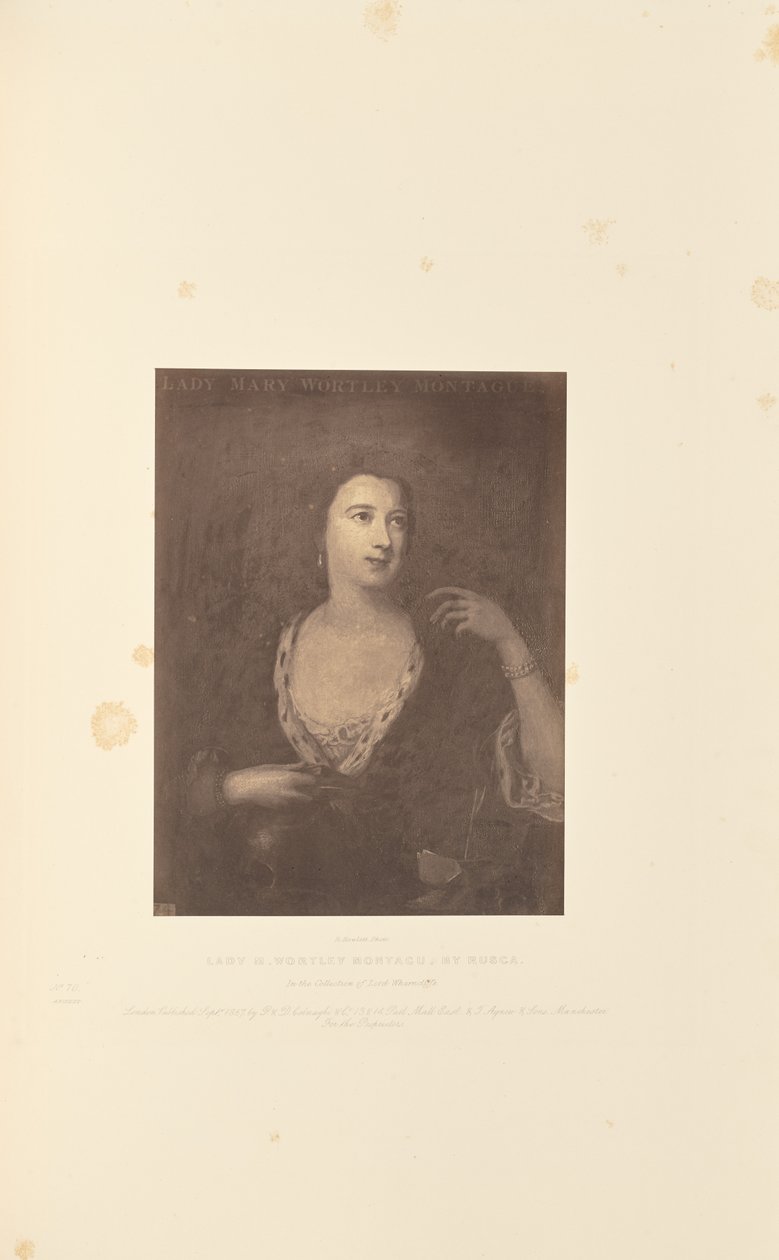 Lady M. Wortley Montagu, autor: Rusca autorstwa Robert Howlett