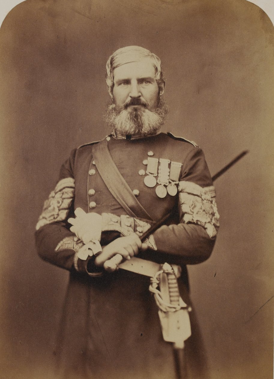 Sierżant-major Edwards, Scotch Fusiliers Guards autorstwa Robert Howlett