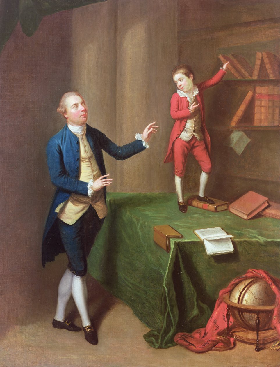 Sir Robert Walker i jego syn Robert autorstwa Robert Hunter