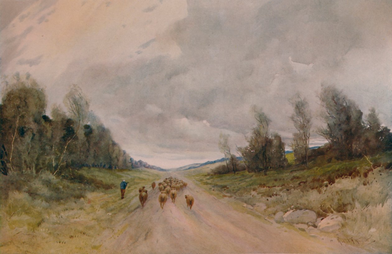 „Na Northumberland Road”, XX wiek, 1935 autorstwa Robert J Hewitt