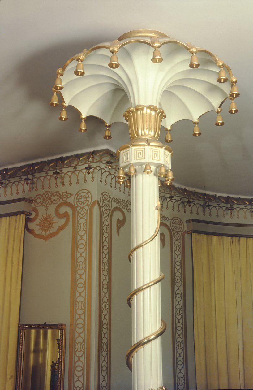 Fragment kolumny w Salonie Północnym, fot. 1815-23 autorstwa Robert Jones
