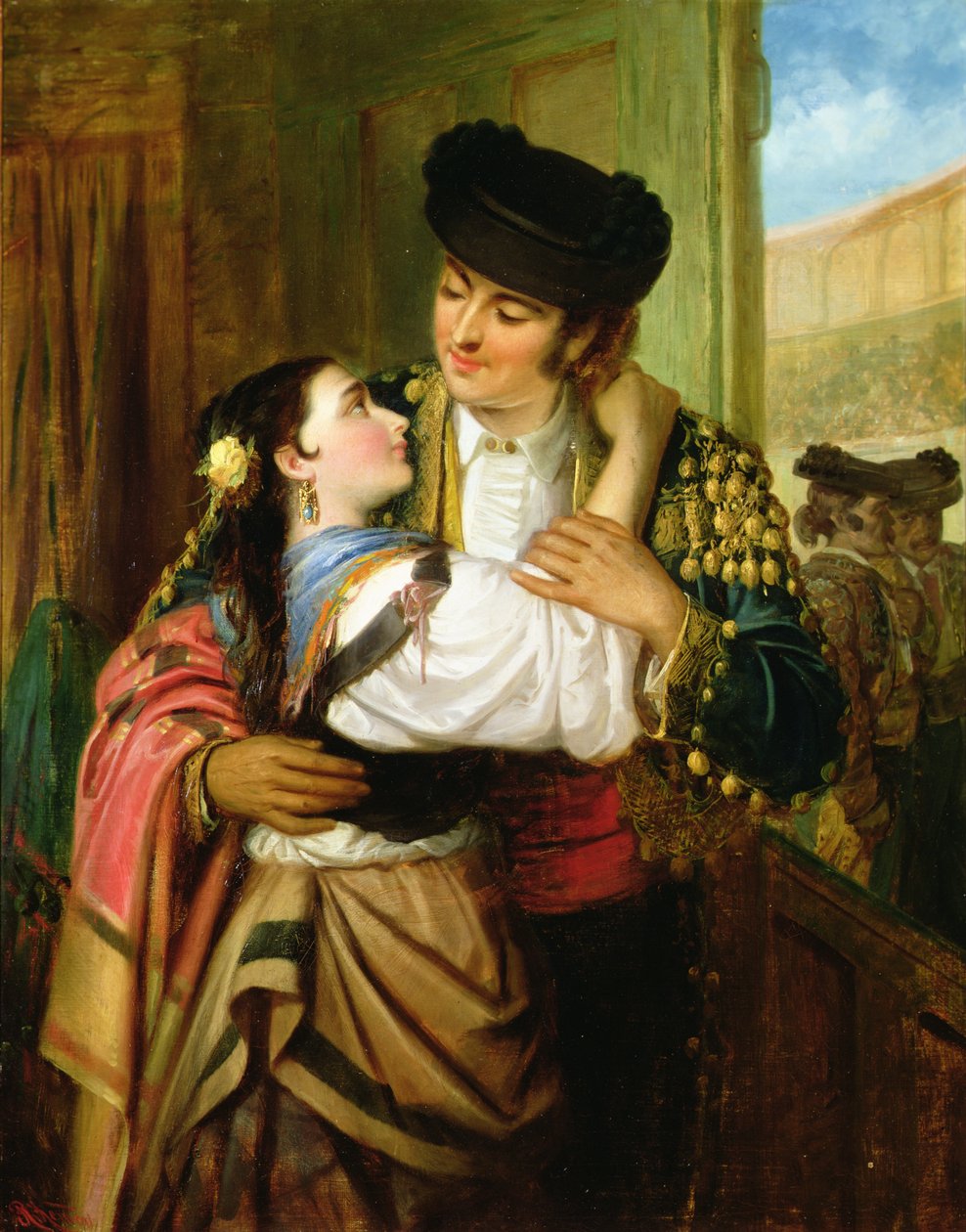 Ukochana Matadora (olej na płótnie) autorstwa Robert Kemm