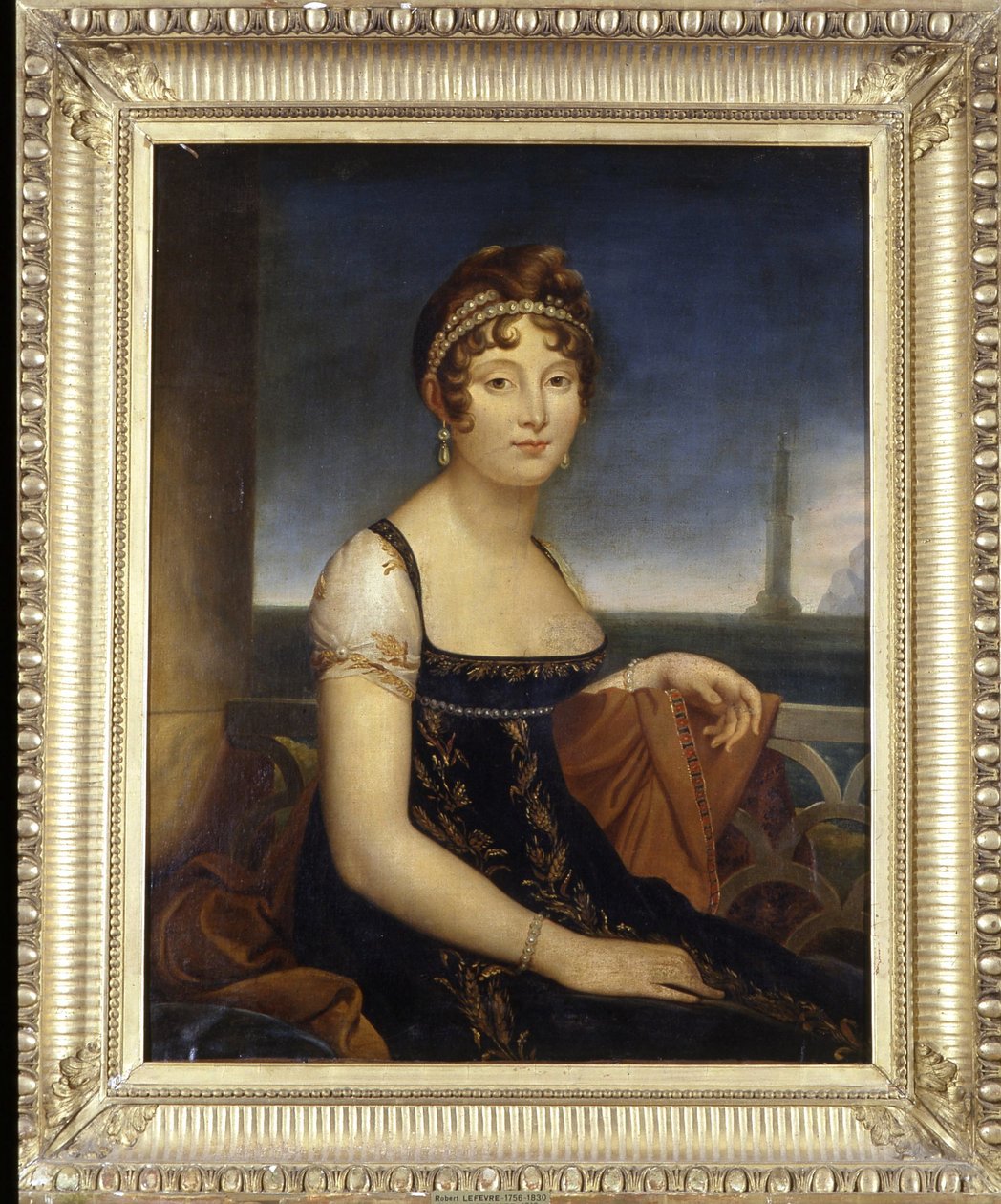 Marie-Paulette zwana Pauliną Bonaparte, księżniczką Borghese (siostrą Napoleona I) – Robert Lefevre (1756-1830) autorstwa Robert Lefevre