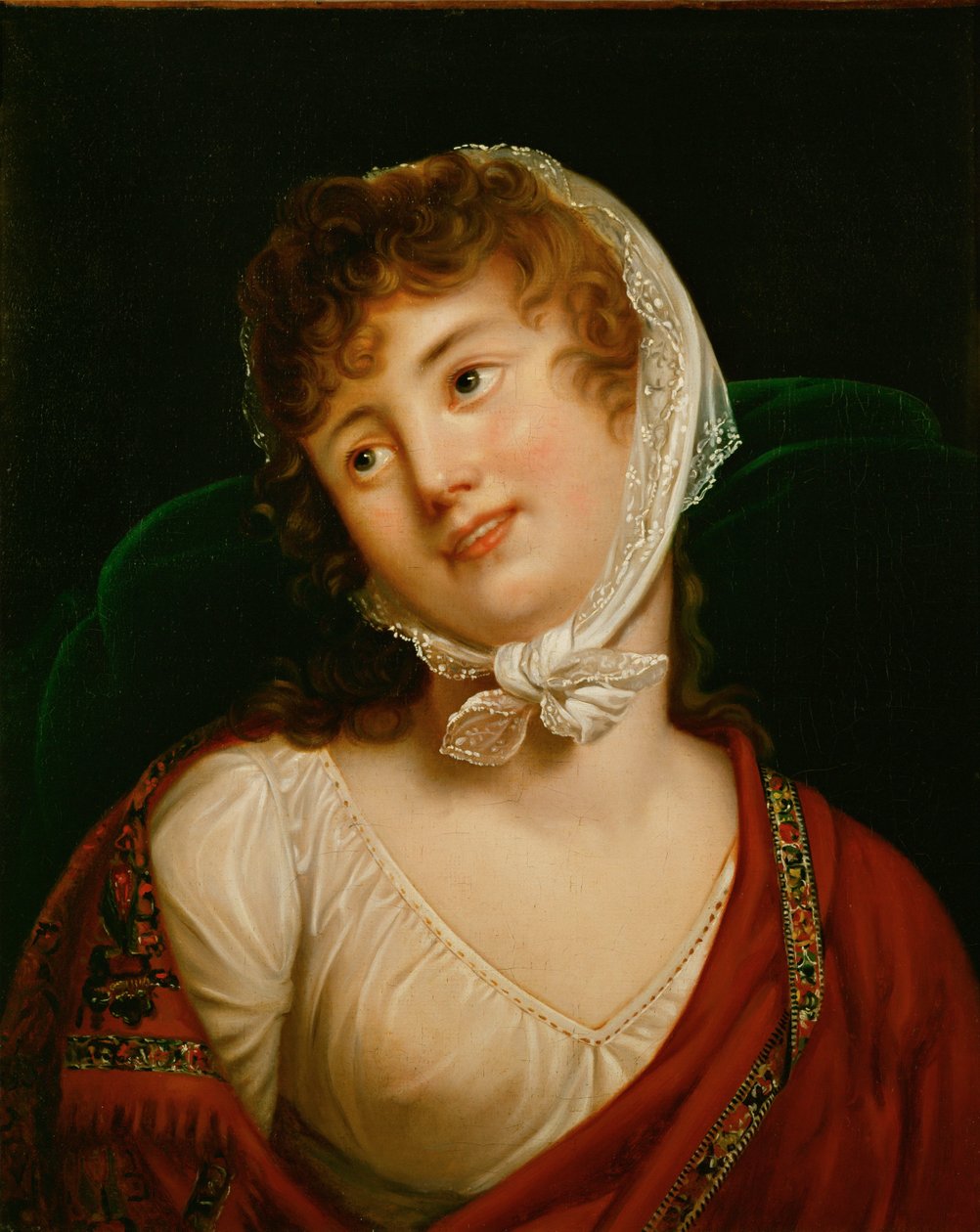 Maria Walewska, kochanka Napoleona i matka jego naturalnego syna Aleksandra ... (olej na płótnie) autorstwa Robert Lefevre
